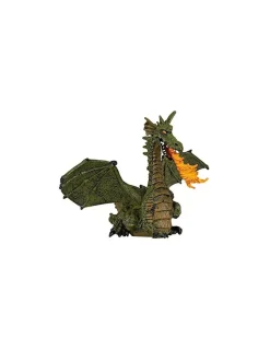 Papo Figurine dragon ailé vert avec flammes - Outlet
