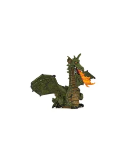 Papo Figurine dragon ailé vert avec flammes - Outlet