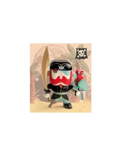 Djeco Figurine pirate Arty Toys Sam Parrot - New