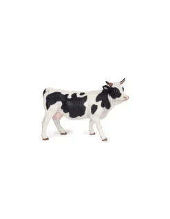 Papo Figurine vache noire et blanche - Discount