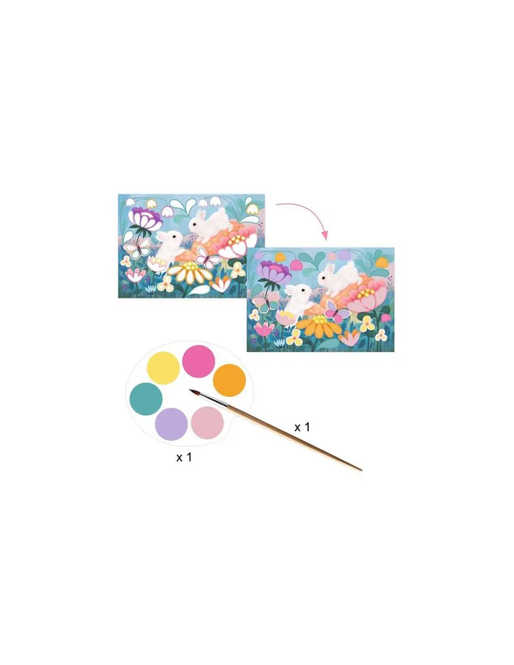 Djeco Fluffy box coffret 6 activités créatives - Online