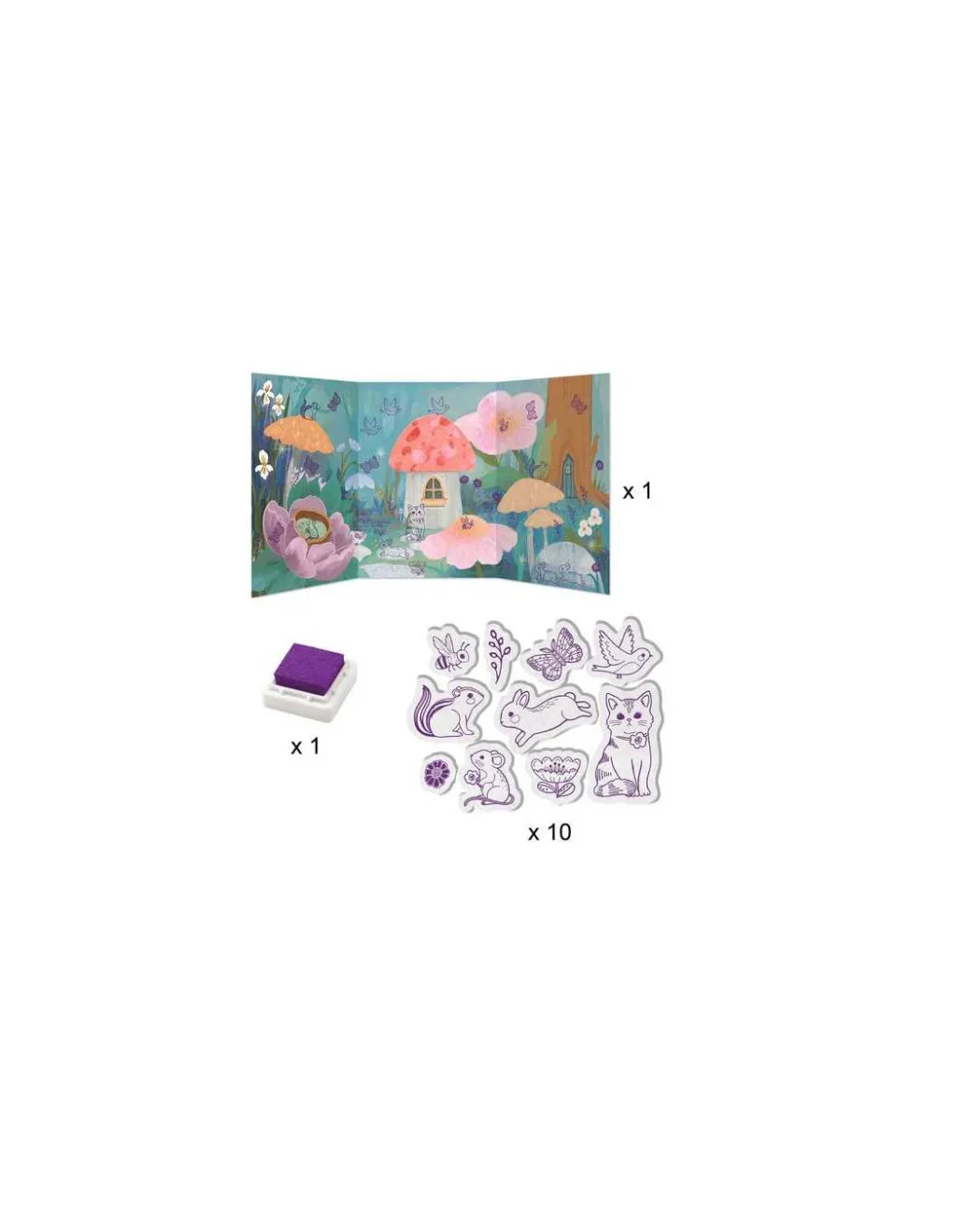 Djeco Fluffy box coffret 6 activités créatives - Online