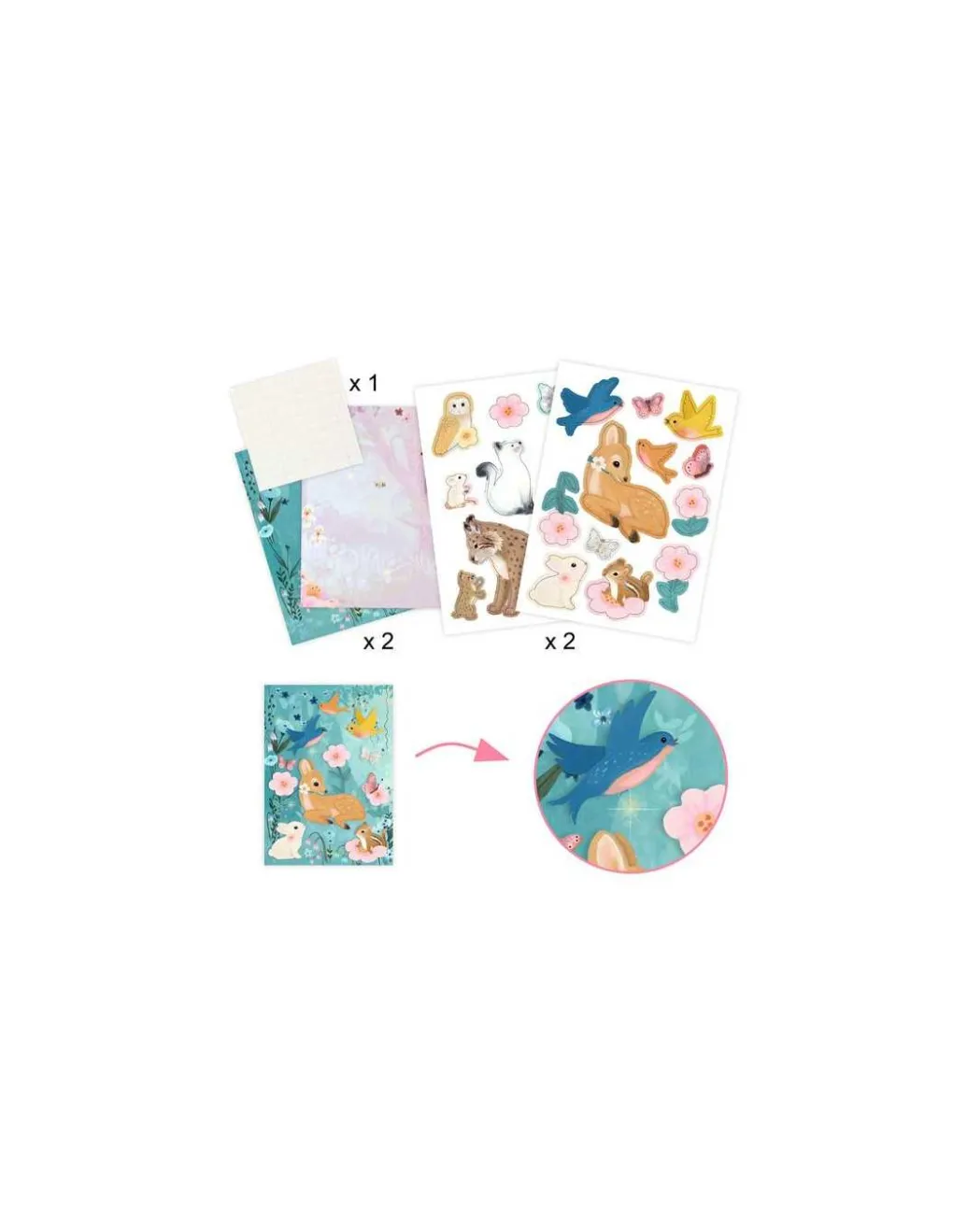 Djeco Fluffy box coffret 6 activités créatives - Online