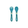 Sassi junior Fourchette et cuillère en silicone Chewy l'éléphant - Sassi Best