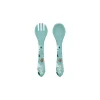 Sassi junior Fourchette et cuillère en silicone Munchy l'ours - Sassi Sale