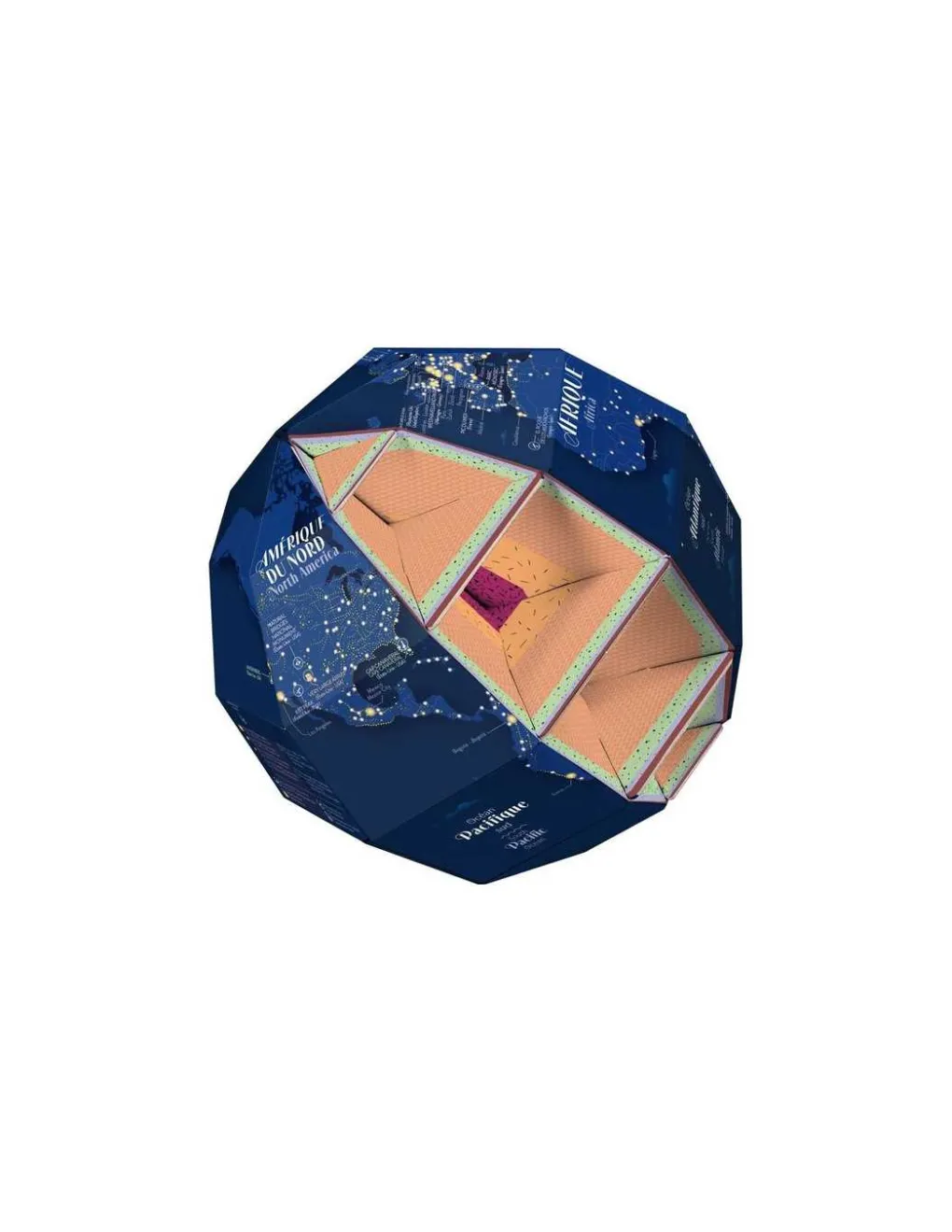 Poppik Globe à construire La Terre la nuit - Clearance