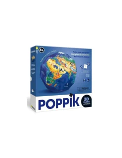 Poppik Globe à construire Notre planète - Discount