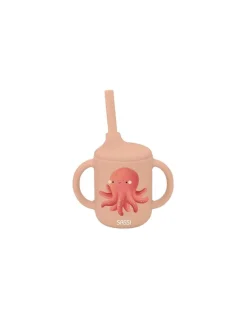 Sassi junior Gobelet avec paille en silicone Slurpy le Poulpe - Sassi Online