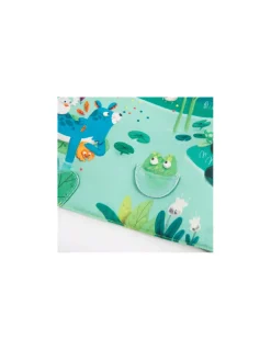 Moulin Roty Grand livre tissu d'activités Dans la jungle -