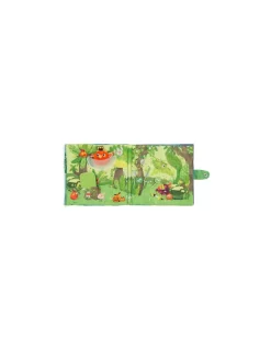 Moulin Roty Grand livre tissu d'activités Dans la jungle -