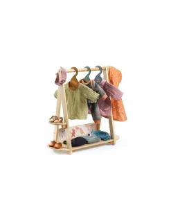 Djeco Grand portant vêtements et 3 cintres Pomea - Clearance