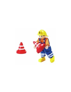Hape Toys Grande grue de chantier en bois - Hape Sale