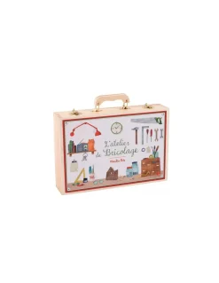 Moulin Roty Grande valise bricolage 14 outils - Best