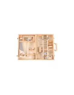 Moulin Roty Grande valise bricolage 14 outils - Best
