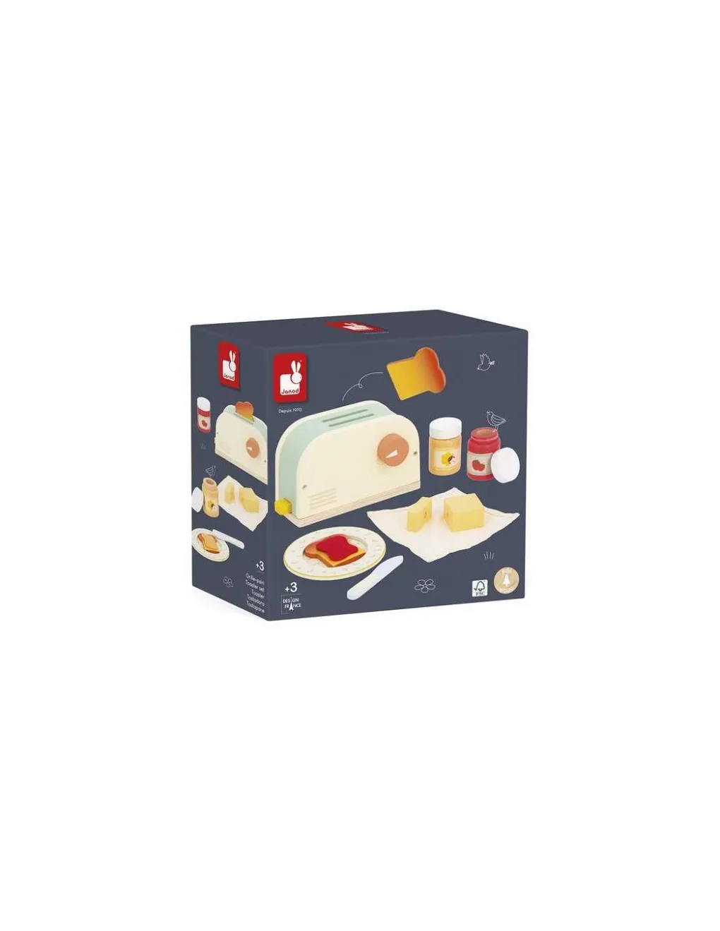 Janod Grille-pain Mamie Soleil - Discount