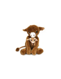 Les Deglingos Hindou la vache marron maman et bébé - Les Ptipotos by Déglingos Discount