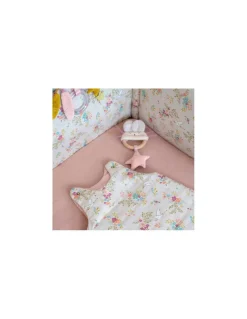 Moulin Roty Hochet anneau bois souris rose La petite école de danse - Discount