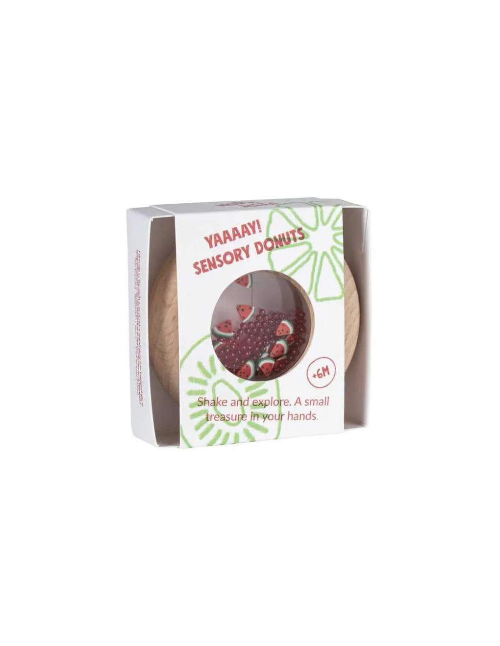 Petit Boum Hochet sensoriel pastèque - Outlet