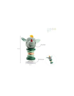 Lilliputiens Hochet swing à ventouse Joe le dragon - Clearance
