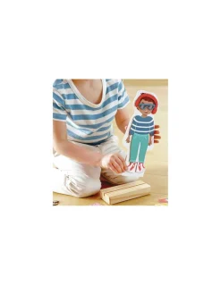 Hape Toys Je m'habille avec mes vêtements aimantés - Hape New