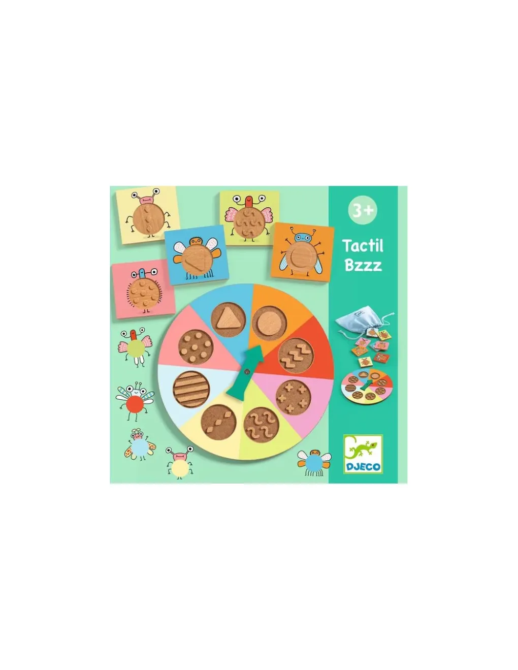 Djeco Jeu d’association Tactil Bzzz - Discount