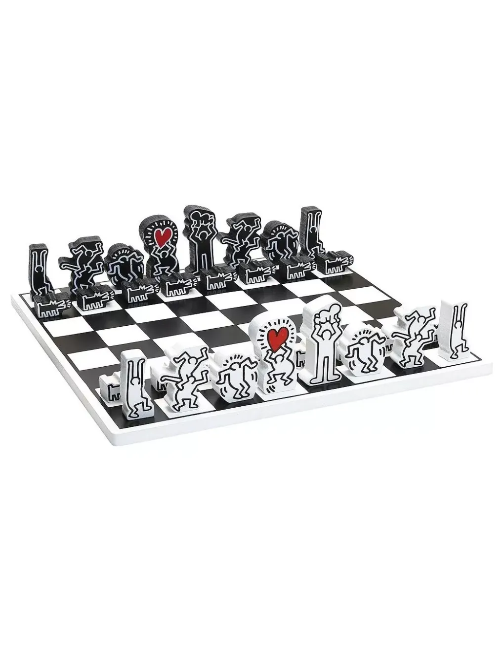 Vilac Jeu d'échecs Keith Haring - Hot