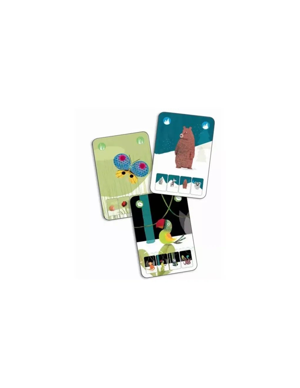 Djeco Jeu de 7 familles Mini nature - New