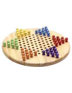Jeujura Jeu de dame chinoise en bois Outlet