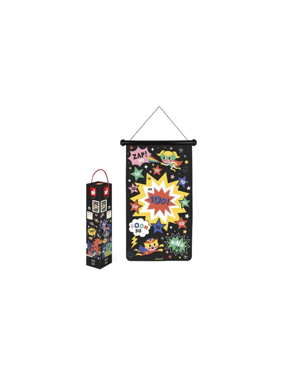 Janod Jeu de fléchettes magnétiques Super-héros - New