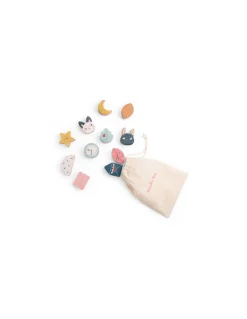 Moulin Roty Jeu de perles en bois à enfiler Après la pluie - Sale