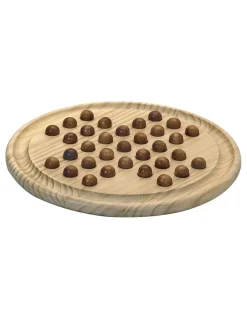 Jeujura Jeu de solitaire en bois Best