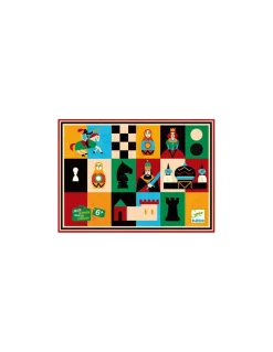 Djeco Jeu d'Echecs et de Dames en mallette - New