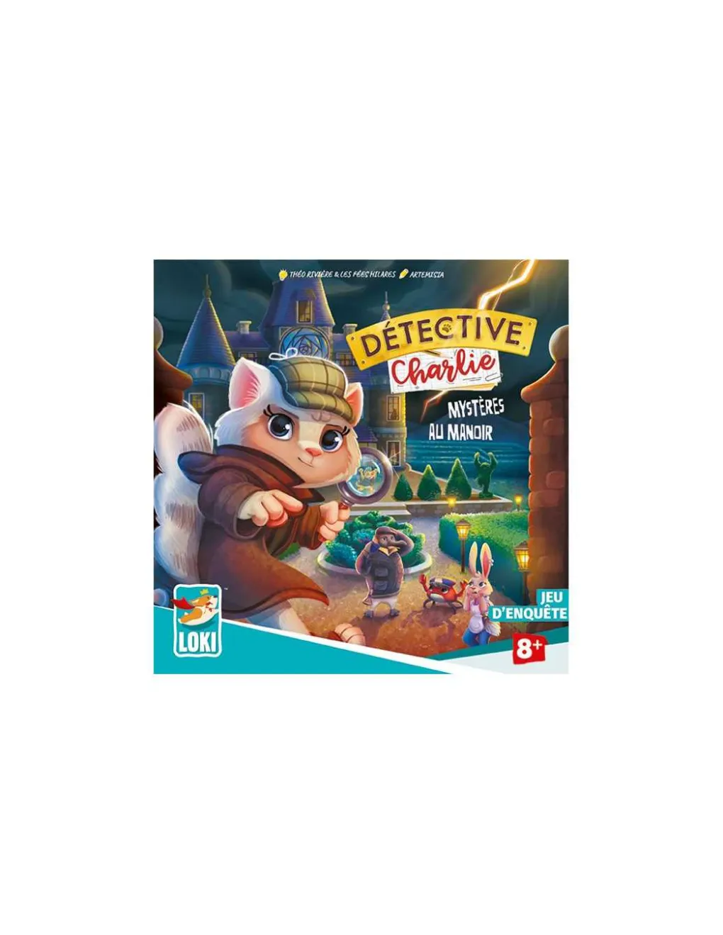 Iello Jeu Détective Charlie : Enquête au manoir - Loki Outlet