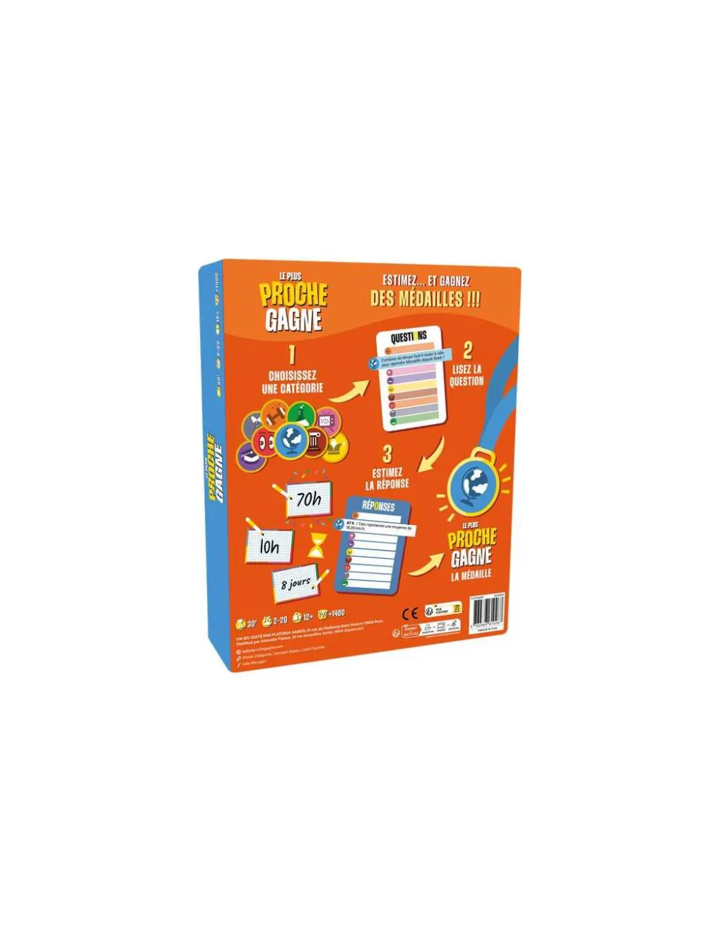 Asmodee Jeu Le plus proche gagne Online