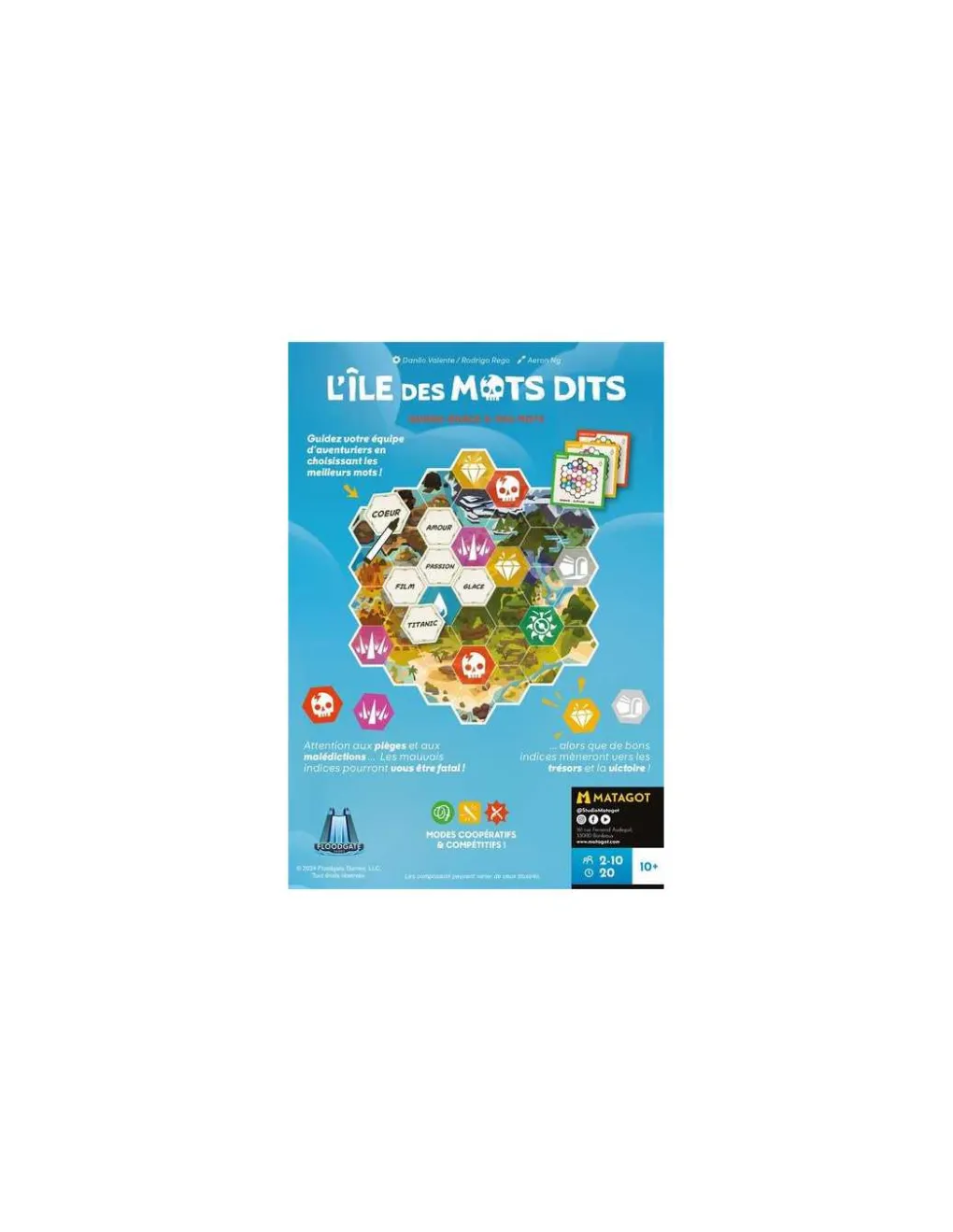 Asmodee Jeu l’Ile des Mots Dits - Matagot Discount