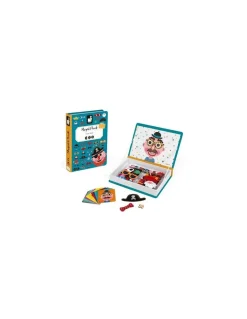 Janod Jeu Magnetibook Crazy face - Clearance