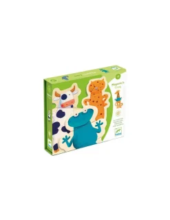 Djeco Jeu magnétique bois Crazy animaux - Best
