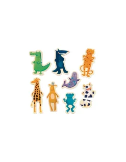 Djeco Jeu magnétique bois Crazy animaux - Best