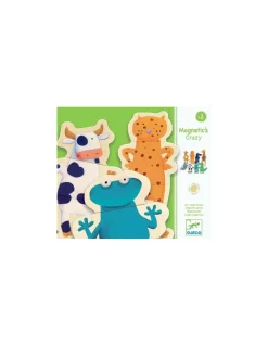 Djeco Jeu magnétique bois Crazy animaux - Best