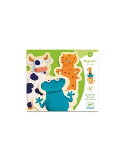 Djeco Jeu magnétique bois Crazy animaux - Best