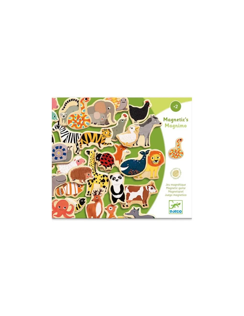 Djeco Jeu magnétique bois Magnimo - Clearance