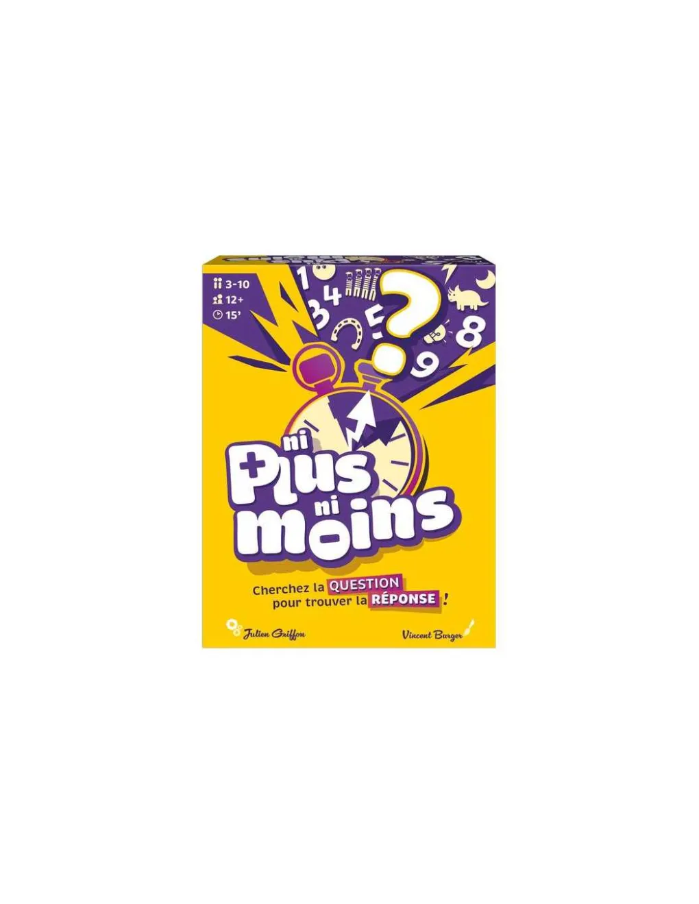 Blackrock Games Jeu Ni Plus Ni Moins New