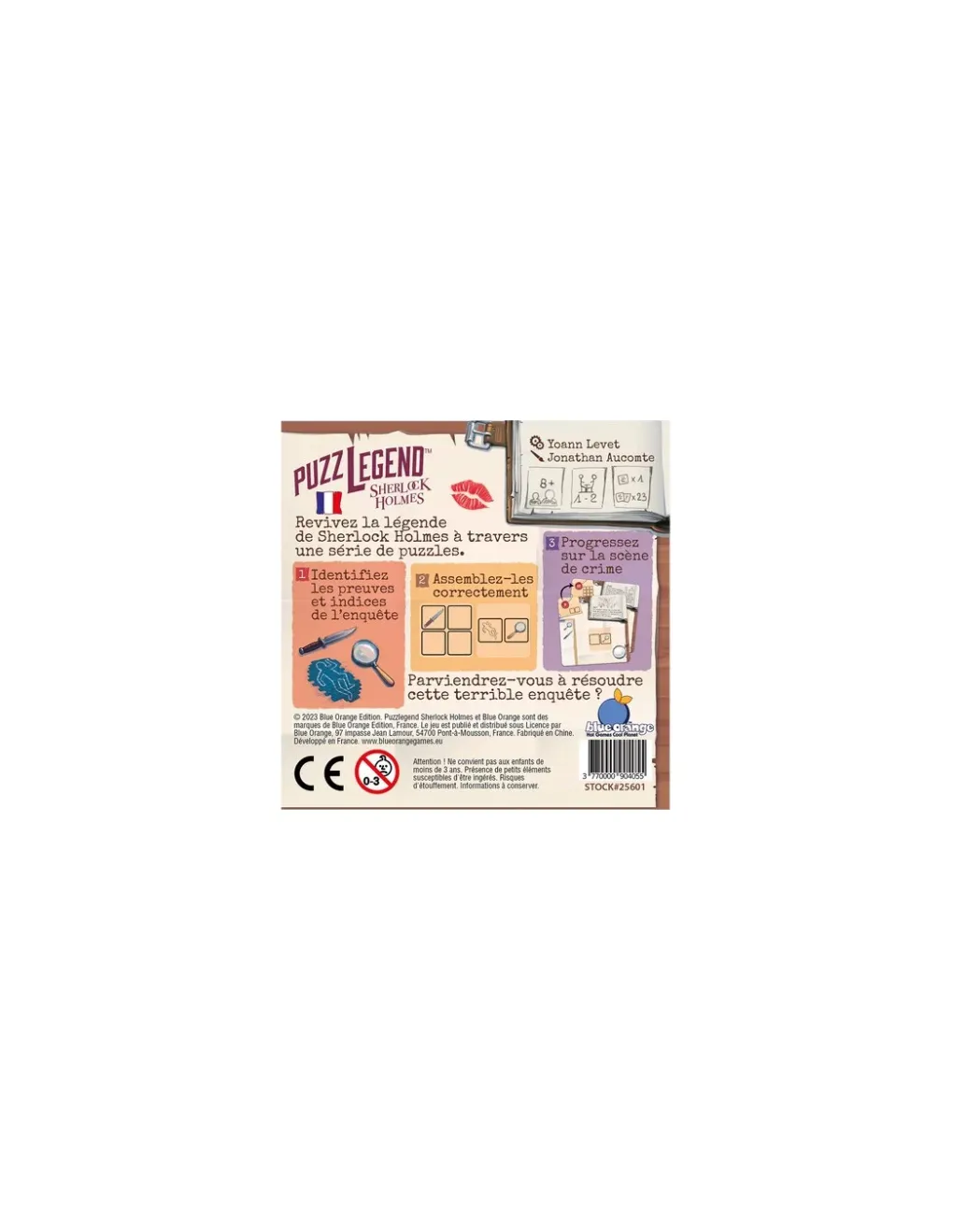 Blue orange Jeu Puzzlegend Sherlock Sale