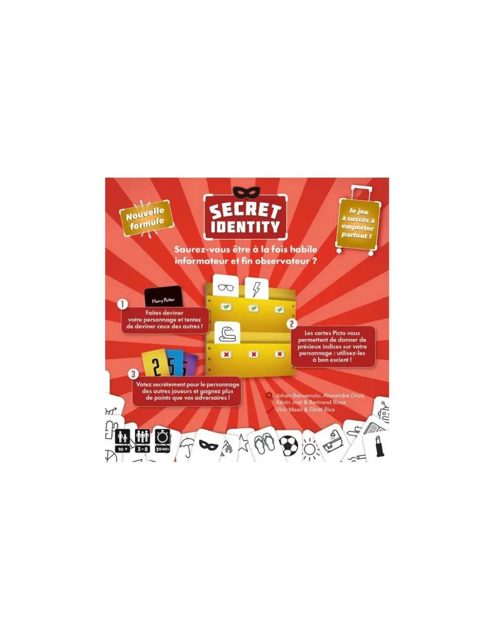 Gigamic Jeu Secret Identity - Discount