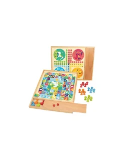 Jeujura Jeux de l'oie et petits chevaux - Hot