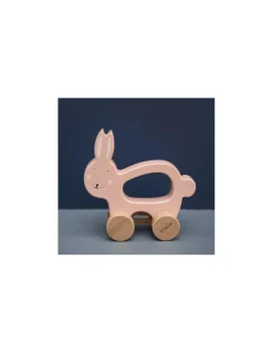 Trixie Jouet à tirer en bois Lapin - Sale