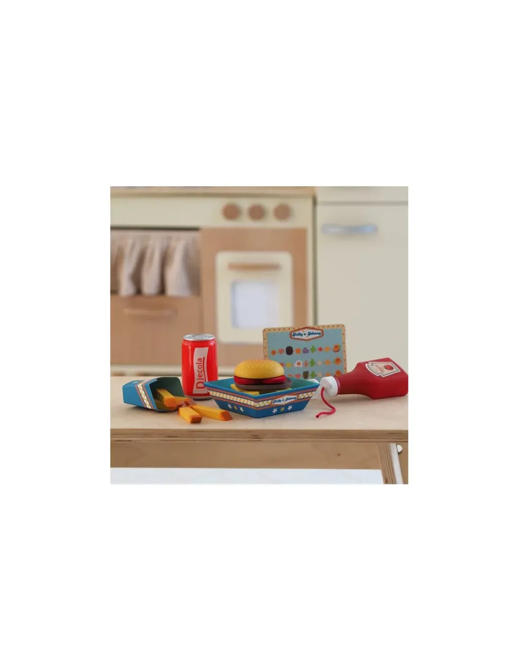 Djeco Kelly & Johnny dinette burgers - Clearance