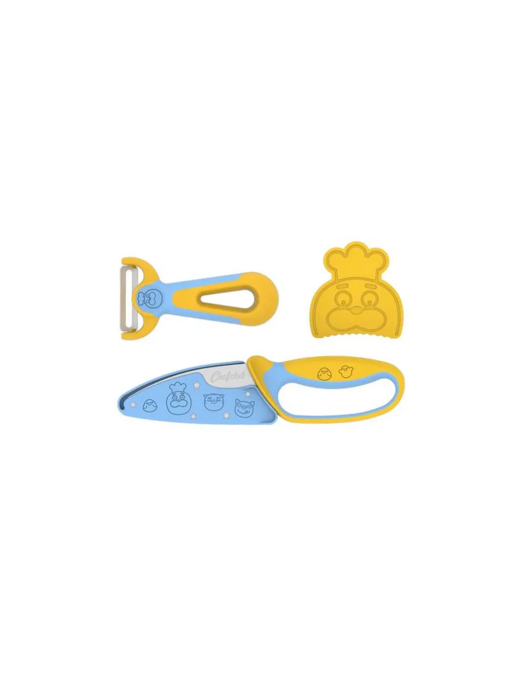 Chefclub kids Kit découpe : couteau et éplucheur - Discount