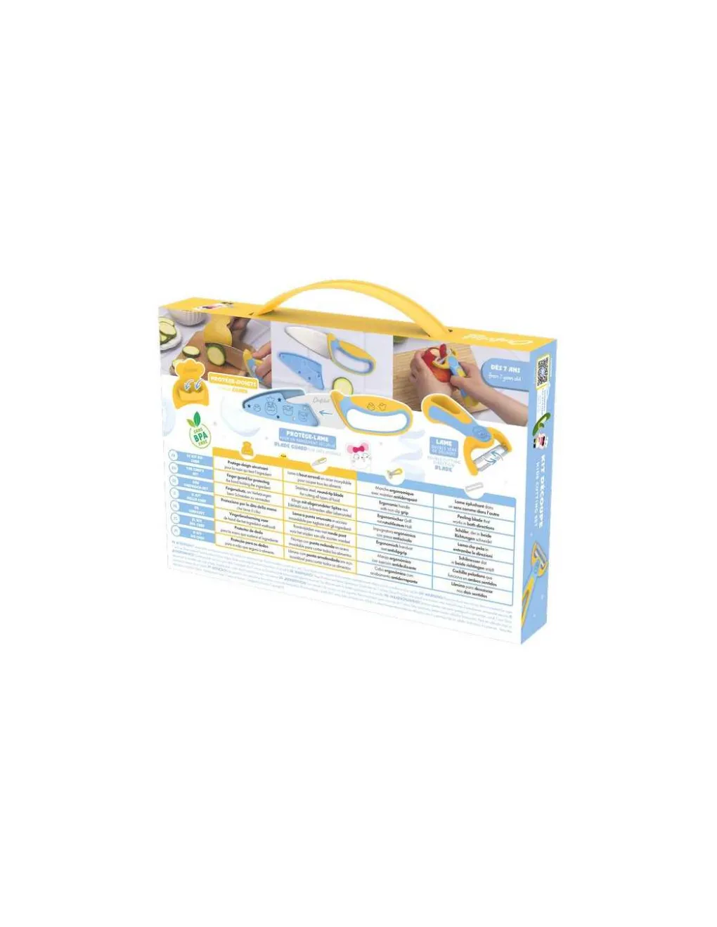 Chefclub kids Kit découpe : couteau et éplucheur - Discount
