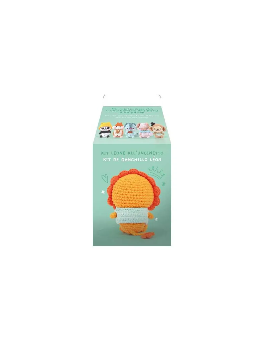 Graine Creative Kit minigurumi Kazuo le lion - Graine créative New